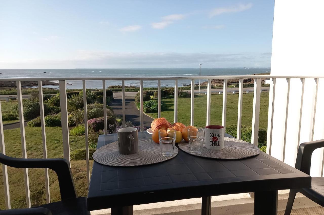 Grand Studio Vue Mer Dans Residence Des 3 Iles Pres De La Thalasso Quiberon Ngoại thất bức ảnh